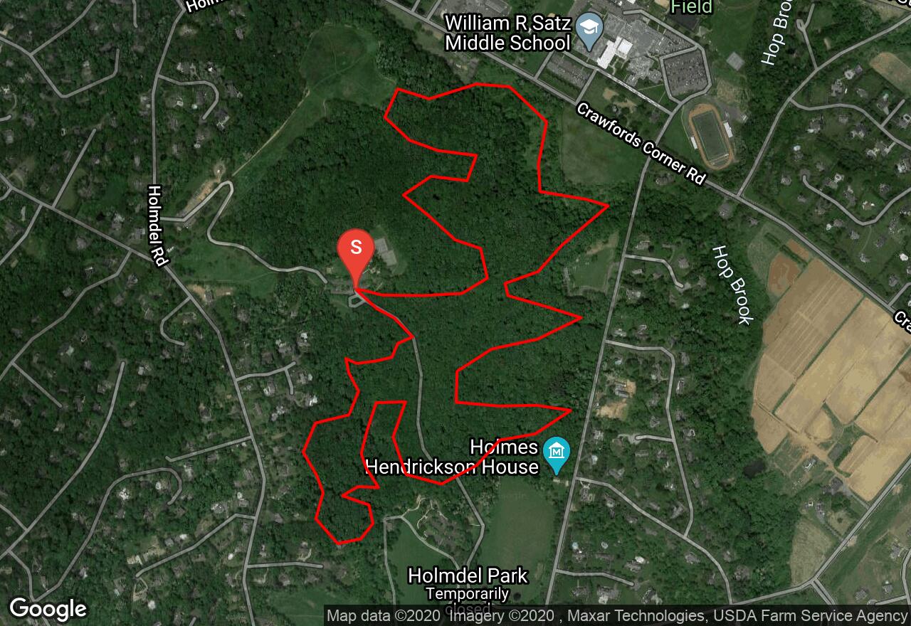 Holmdel Park Map