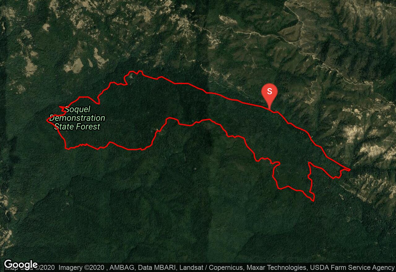 soquel demonstration forest trail map