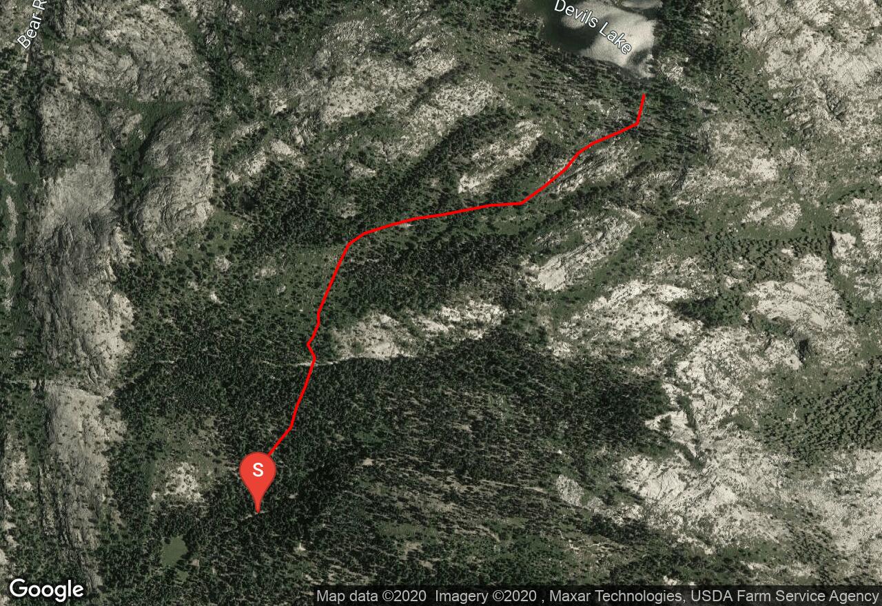 Devils Lake Trail Amador County California