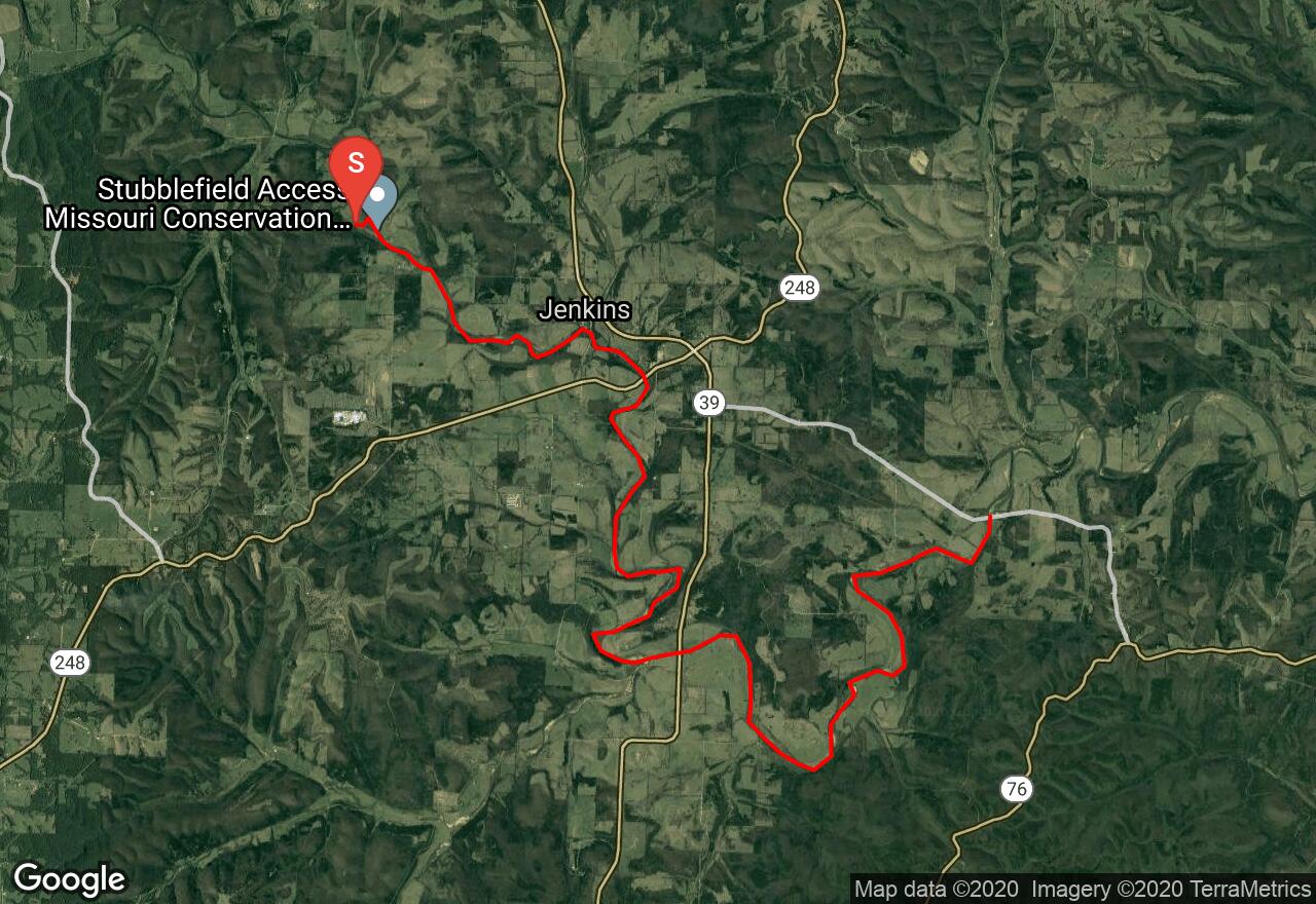 Flat Creek Missouri Map Flat Creek | Barry County, Missouri