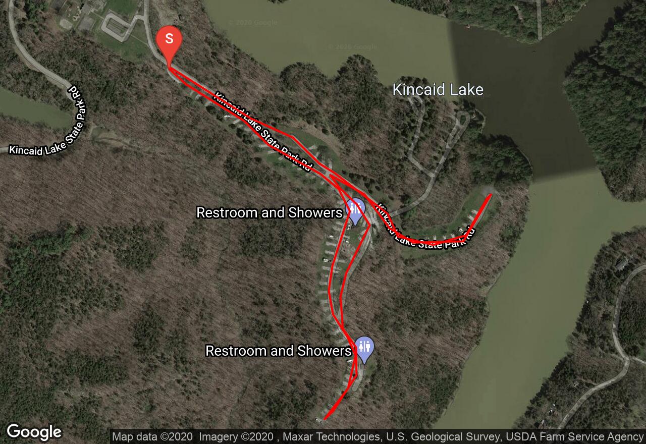 kincaid bike trails map