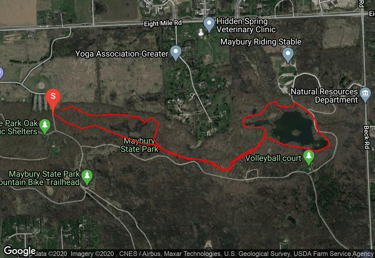 Maybury State Park Map Maybury State Park - Pond Trail | Northville Township, Michigan