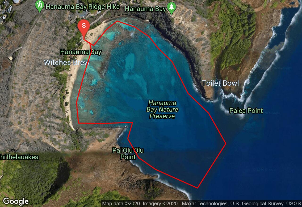 hanauma bay map