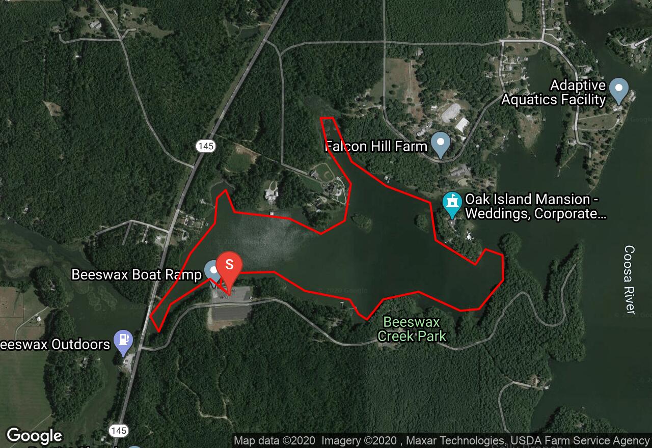 Lay Lake AL Fishing Map – Keith Map Service, Inc.