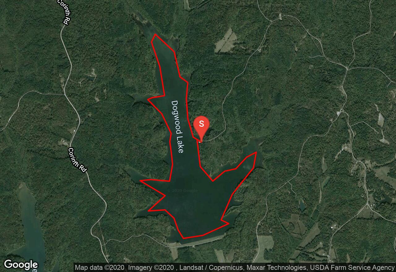 Dogwood Lake Fishing Map
