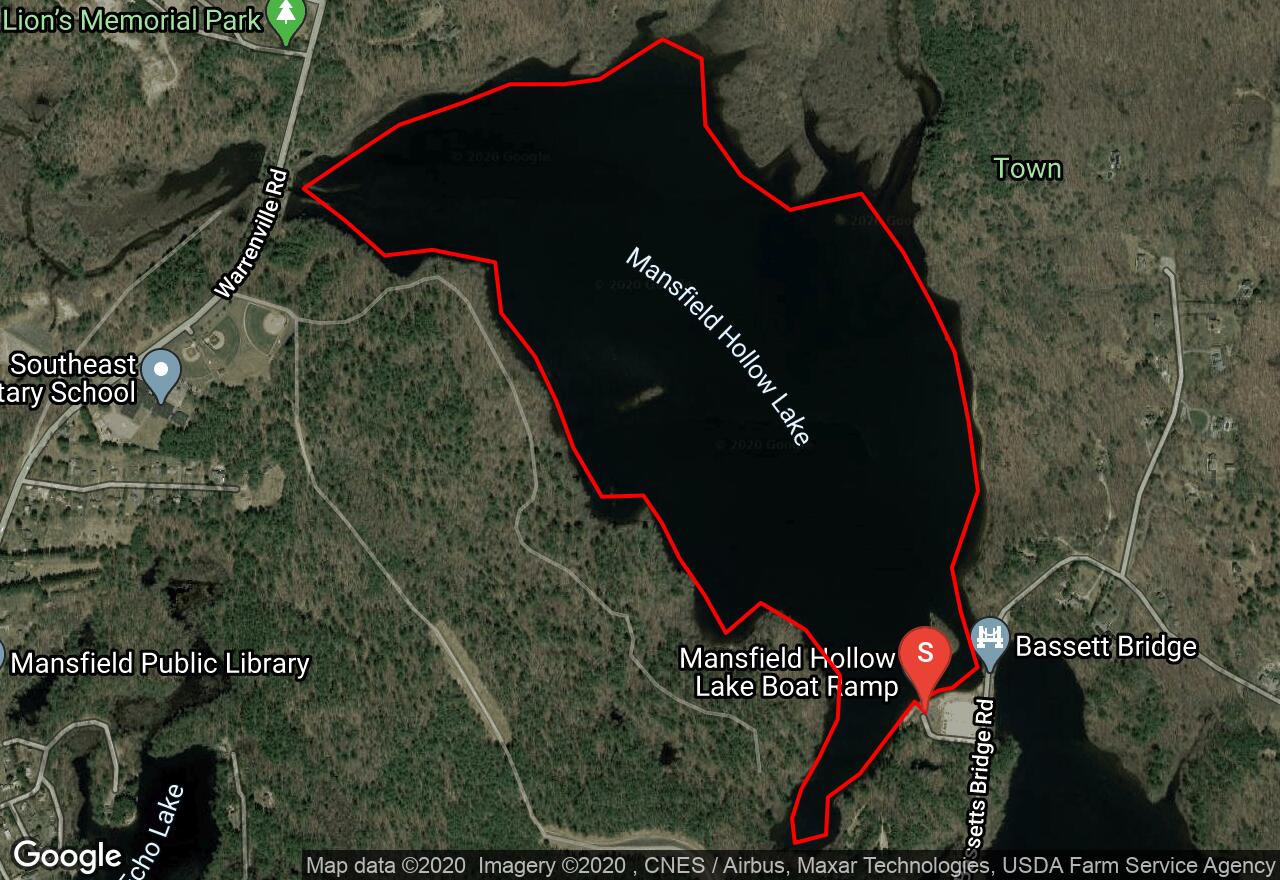Mansfield Hollow Lake - Fishing Spots