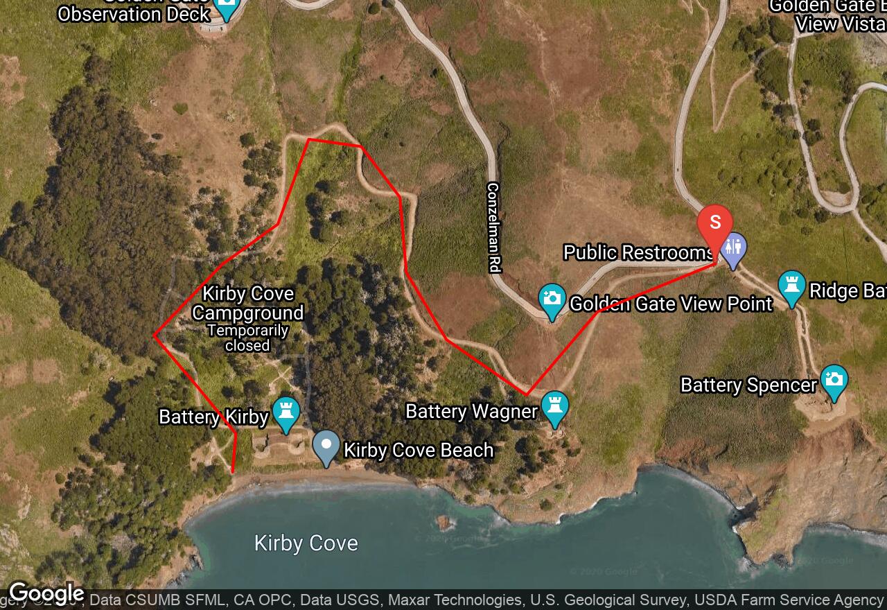 Kirby Cove Trail | Marin County, California