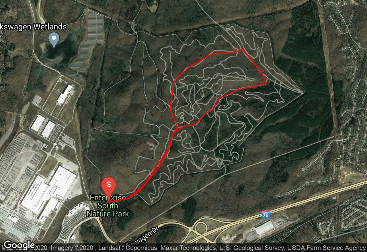 Enterprise South Nature Park Map Enterprise South Nature Park: Hidden Lake Trail | Chattanooga, Tennessee