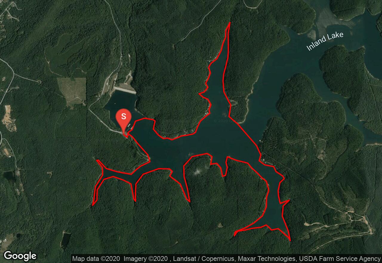 Inland lake maps